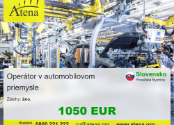 Operátor/ka výroby v Považskej Bystrici: Ľahká práca v automotive bez stereotypu
