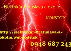 Elektrikár Bratislava NONSTOP